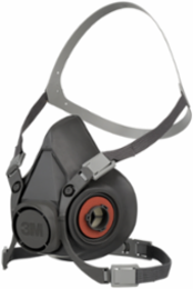 3M™ Half Facepiece Reusable Respirator 6300/07026(AAD), Large, 24 ea/Case