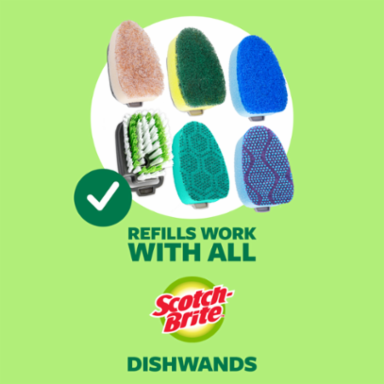 Scotch-Brite™ Heavy Duty Dishwand 650-12-RRP, 1 ea/pk, 12 pks/cs