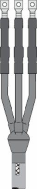 Cold Shrink Cable Termination Kit, 15 kV, 0.50-0.70 Inch O.D., 3 Conductors