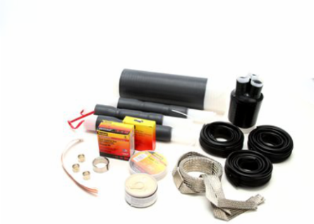 Cold Shrink QT-III 3-Conductor Cable Termination Kit, 8.7 kV, 0.50-0.70 Inch O.D.