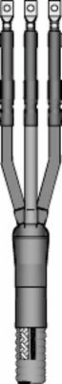 Cold Shrink QT-III 3-Conductor Cable Termination Kit, 8.7 kV, 0.50-0.70 Inch O.D.