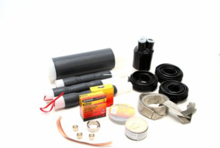 Cold Shrink QT-III 3-Conductor Cable Termination Kit, 8.7 kV, 0.50-0.70 Inch O.D.