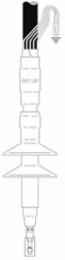 QT-III Cold Shrink Termination Kit, 5-35 kV, 1.53-2.32 Inch O.D.
