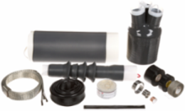 3M™ Cold Shrink QT-III 3/C Termination Kit 7693-S-4-3G, Tape/Wire/UniShield®, 5-25 kV, Insulation OD 0.92-1.18 in, 3/kit