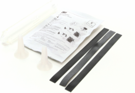 Inline Resin Power Cable Splice Kit, 2-3/0 AWG, 5 kV, Seals Unshielded Cables