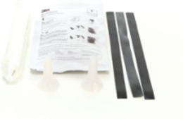 Inline Resin Power Cable Splice Kit, 2-3/0 AWG, 5 kV, Seals Unshielded Cables