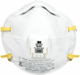 3M™ Particulate Respirator 8210V, N95 80 EA/Case