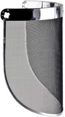 Steel Mesh Faceshield 9" x 14.5", ANSI Z87.1-2003, Clear, Packs of 10