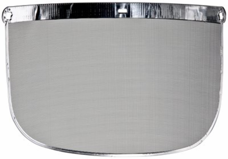 Steel Mesh Faceshield 9" x 14.5", ANSI Z87.1-2003, Clear, Packs of 10