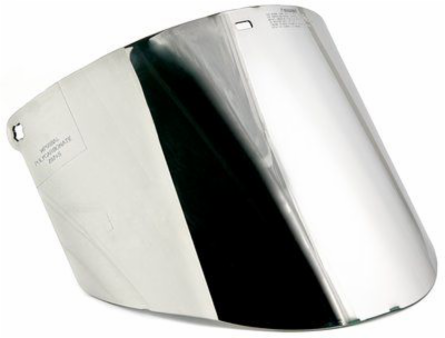 Aluminized Polycarbonate Faceshield 9" x 14.5" x 0.08" Thick, ANSI Z87.1-2003