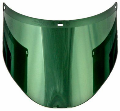 Aluminized Polycarbonate Faceshield 9" x 14.5" x 0.08" Thick, ANSI Z87.1-2003