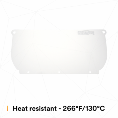 3M™ Clear Polycarbonate Faceshield WP98, 82543-00000, Flat Stock 10 EA/Case