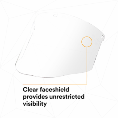 3M™ Total Performance Polycarbonate Clear Faceshield Window WCP96 82600-00000 10 ea/Case