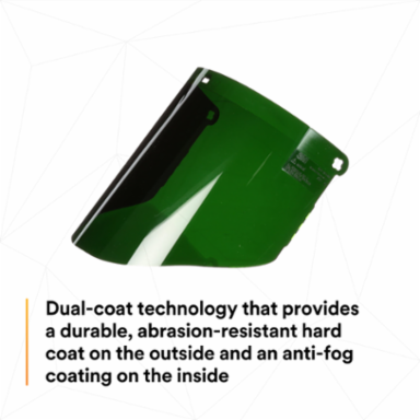 3M™ Polycarbonate Faceshield Window W96IR5, 82706-10000, Shade 5.0 10 EA/Case
