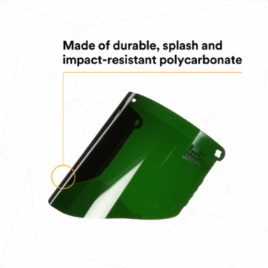 3M™ Polycarbonate Faceshield Window W96IR5, 82706-10000, Shade 5.0 10 EA/Case