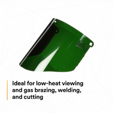 3M™ Polycarbonate Faceshield Window W96IR5, 82706-10000, Shade 5.0 10 EA/Case