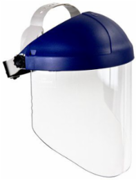Headgear with Clear Propionate Faceshield, ANSI Z87.1-2003 Compliant