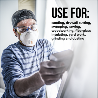 3M™ Paint Sanding Valved Respirator 8511P2-DC-PS, 2 ea/pk, 6 pks/cs