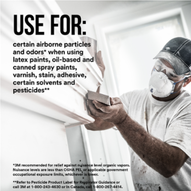 3M™ Paint Odor Valved Respirator, 8577P2-DC-PS, 2 eaches/pack, 6 packs/case
