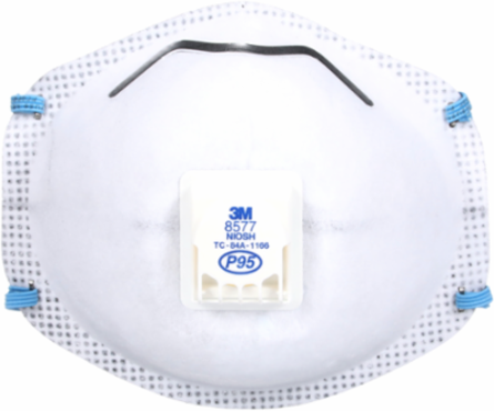 3M™ Paint Odor Valved Respirator, 8577P2-DC-PS, 2 eaches/pack, 6 packs/case