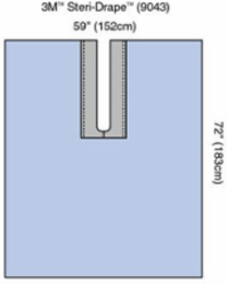 3M Steri-Drape Adhesive Split Sheet 9043