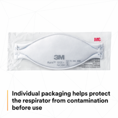 3M™ Aura™ Particulate Respirator 9205+, N95, 440 ea/Case