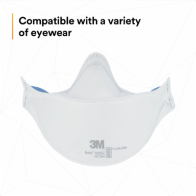 3M™ Aura™ Particulate Respirator 9205+, N95, 240 ea/Case