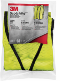 3M™ Scotchlite™ Reflective Material Day/Night Safety Vest, 94601H1-DC, 8/cs