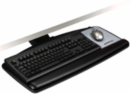 3Mâ„¢ Easy Adjust Keyboard Tray with Standard Keyboard and Mouse Platform, 23 in Track, AKT90LE
