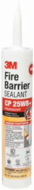 3M FIRE BARRIER SEALANT CP 25WB+, 10.1 FL OZ CARTRIDGE, 12 PER CASE