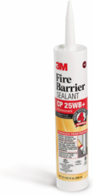 3M™ Fire Barrier Sealant CP 25WB+, Red, 20 fl oz Sausage Pack, 10/case