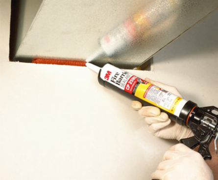 3M Fire Barrier Sealant CP 25WB+, 27 fl. oz., Cartridge, 6/case