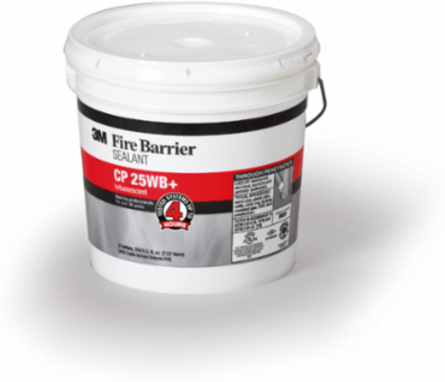 3M™ Fire Barrier Sealant CP 25WB+, Red, 5 Gallon Drum (Pail)