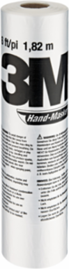 3M™ Hand-Masker™ Contractor's Plastic CP6, 6 ft x 90 ft x 0.00035 in, (1,82 m x 27,4 m x .00889 mm), 1 Roll/Pack