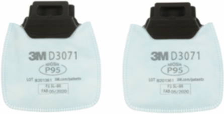 3M™ Secure Click™ Particulate Filter P95 D3071, 100 EA/Case
