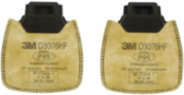 3M™ Secure Click™ Particulate Cartridge P95/Hydrogen Fluoride w/ Nuisance Acid Gas Relief D3076HF, 100 ea/Case