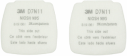 3M™ Secure Click™ Particulate Filter N95 D7N11, 200 EA/Case
