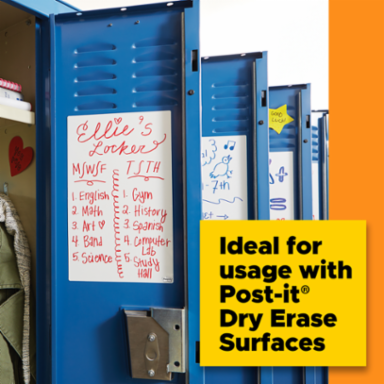 Post-it® Dry Erase Cleaning Cloth DEFCLOTH, 11.6 in x 11.6 in (29.4 cm x 29.4 cm)