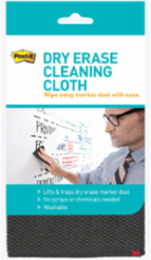 Post-it® Dry Erase Cleaning Cloth DEFCLOTH, 11.6 in x 11.6 in (29.4 cm x 29.4 cm)