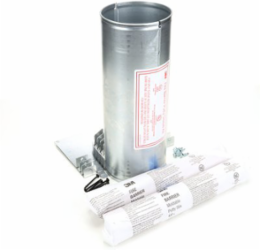 Fire Barrier Putty Sleeve Kit, 4 Inch Diameter, 4 Hour Fire Rating, Silver
