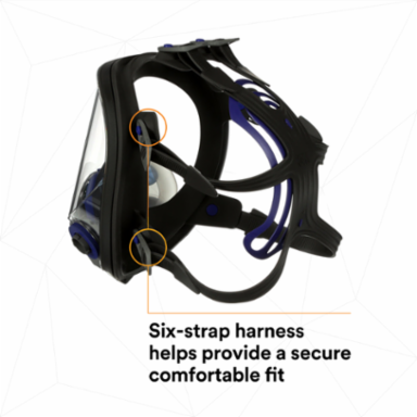 3M™ Ultimate FX Full Facepiece Reusable Respirator FF-401, Small, 4 ea/Case