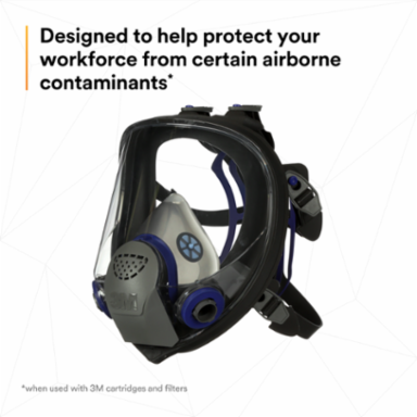 3M™ Ultimate FX Full Facepiece Reusable Respirator FF-401, Small, 4 ea/Case