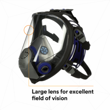 3M™ Ultimate FX Full Facepiece Reusable Respirator FF-401, Small, 4 ea/Case