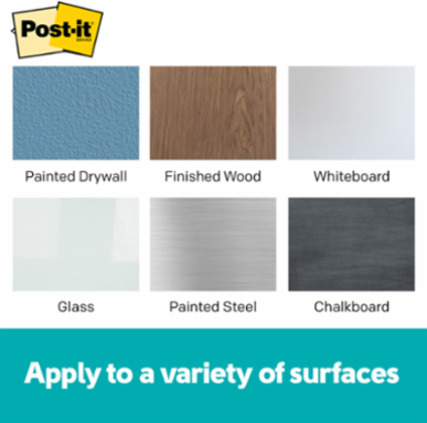 Post-it® Flex Write Surface, The Permanent Marker Whiteboard Surface, 3 ft. x 2 ft.