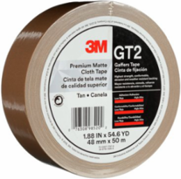 Premium Matte Cloth Gaffers Tape, 48 mm x 50 m, 11 mil, 24 Rolls per Case