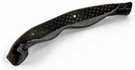 Hard Hat Replacement Brow Pad, Black, 20 EA/Case, Unvented