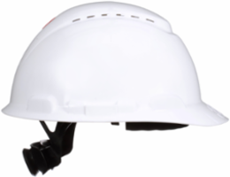 3M™ SecureFit™ Hard Hat H-701SFV-UV, White, Vented, 4-Point Pressure Diffusion Ratchet Suspension, with UVicator, 20 ea/Case