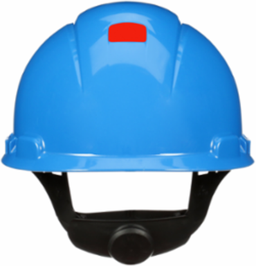 3M™ SecureFit™ Hard Hat H-703SFR-UV, Blue, 4-Point Pressure Diffusion Ratchet Suspension, with UVicator, 20 ea/Case