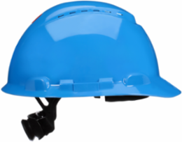 3M™ SecureFit™ Hard Hat H-703SFV-UV, Blue, Vented, 4-Point Pressure Diffusion Ratchet Suspension, with UVicator, 20 ea/Case