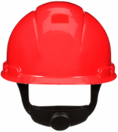 3M™ SecureFit™ Hard Hat H-705SFR-UV, Red, 4-Point Pressure Diffusion Ratchet Suspension, with Uvicator, 20 ea/Case